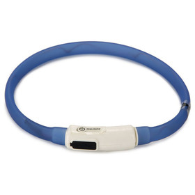 Abbildung Beeztees Hundehalsband Safety Gear Dogini USB blau