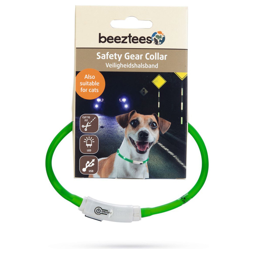 weitere Abbildung Beeztees Hundehalsband Safety Gear Dogini USB grn