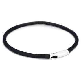 Abbildung Beeztees Hundehalsband Safety Gear Dogini USB schwarz