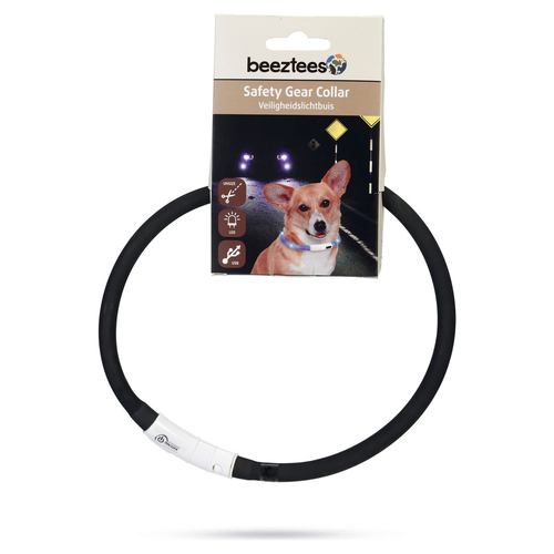 weitere Abbildung Beeztees Hundehalsband Safety Gear Dogini USB schwarz