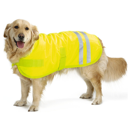 Beeztees Hundemantel Teddie, reflektierend gelb