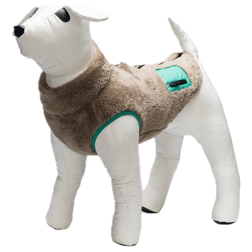 weitere Abbildung Beeztees Hundemantel Teddy taupe