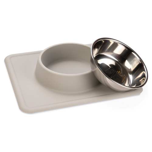 weitere Abbildung Beeztees Hundenapf Silikon Inox Dex wei