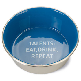 Abbildung Beeztees Hundennapf Talents Edelstahl blau