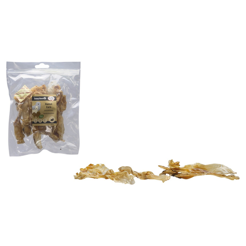 Beeztees Hundesnack Kaninchenohren 100 g