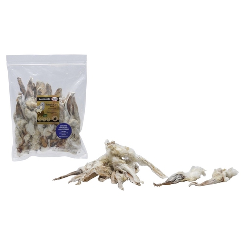 Beeztees Hundesnack Kaninchenohren mit Fell Vorteilspack 300 g