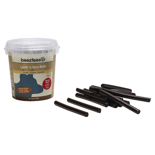 Beeztees Hundesnack Lamm+Reis Rollen 500 g