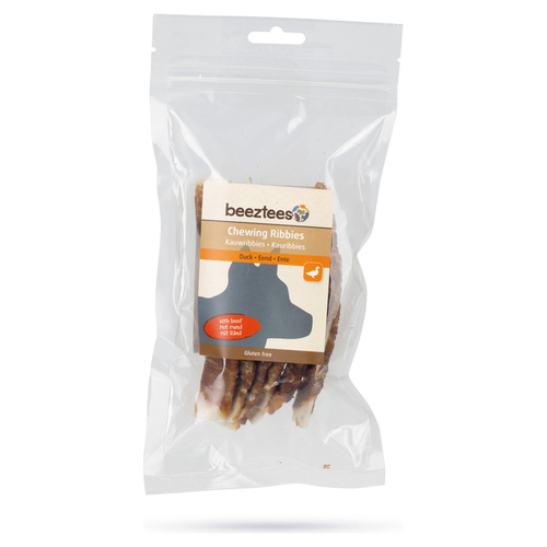Beeztees Hundesnack Ribbies mit Ente - 6 Stück