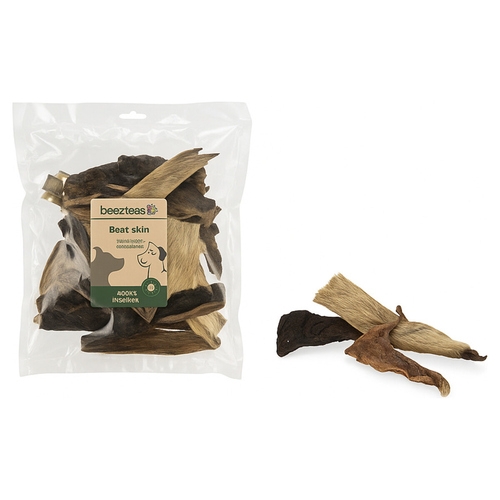 Beeztees Hundesnack Rinderhaut mit Fell 500 g