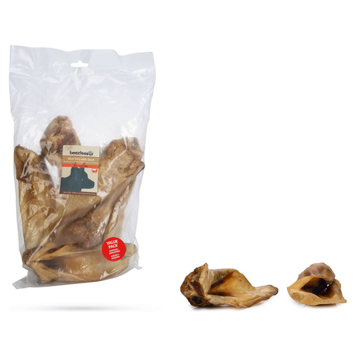 Beeztees Hundesnack Rinderohren mit Rind - 7er Pack