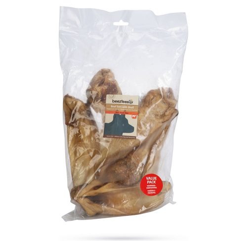 weitere Abbildung Beeztees Hundesnack Rinderohren mit Rind - 7er Pack