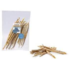Abbildung Beeztees Hundesnack Rotbarschhaut Curlies 100 g