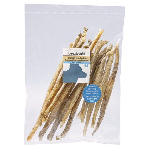weitere Abbildung Beeztees Hundesnack Rotbarschhaut Curlies 100 g
