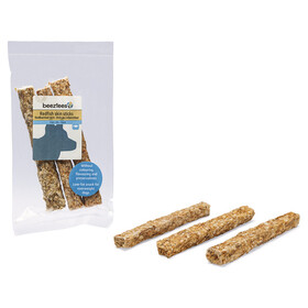 Abbildung Beeztees Hundesnack Rotbarschhaut Sticks 75 g