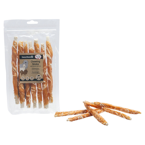 Beeztees Hundesnack Sticks Huhn/Kabeljau - 7er Pack
