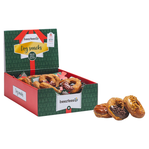 Beeztees Hundesnack X-Mas Donut - 30 Stück