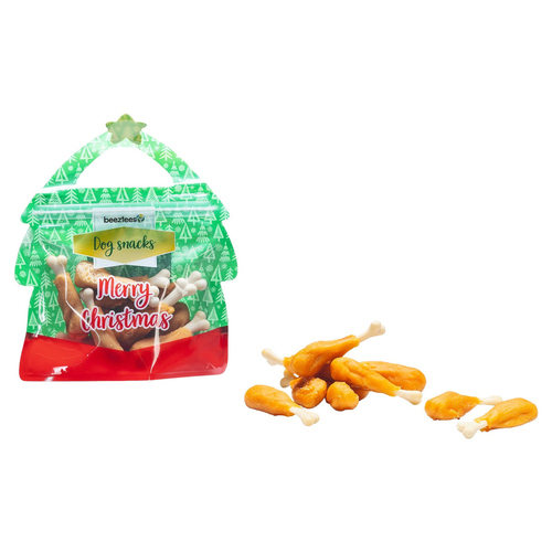 Beeztees Hundesnack X-Mas Hähnchenkeulen 160 g