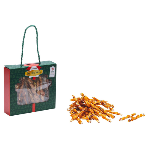 Beeztees Hundesnack X-Mas Kaustick Huhn - 30 Stück