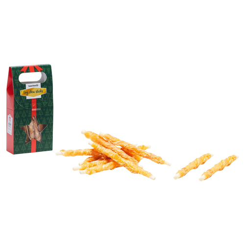 Beeztees Hundesnack X-Mas Kausticks mit Huhn - 8 Stück