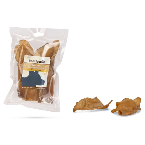 Beeztees Hundesnack Ziegenohren - 5er Pack