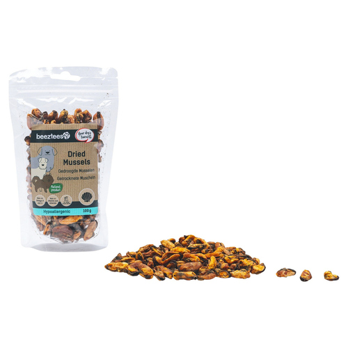 Beeztees Hundesnack getrocknete Muscheln 100 g