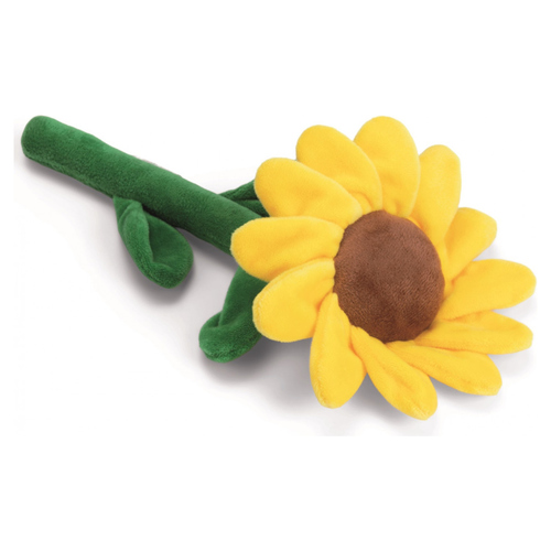 Beeztees Hundespielzeug Blumen Plüsch Sonnenblume Sunny gelb
