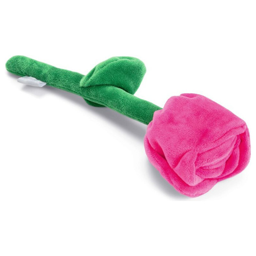 Beeztees Hundespielzeug Blumen Plüsch Tulpe Tulipa pink