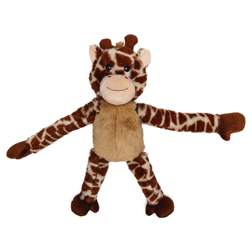 Beeztees Hundespielzeug Dschungel Giraffe aus Plüsch braun