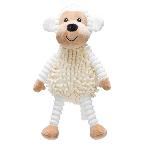 Beeztees Hundespielzeug Eco Affe Jeppe aus Fleece beige