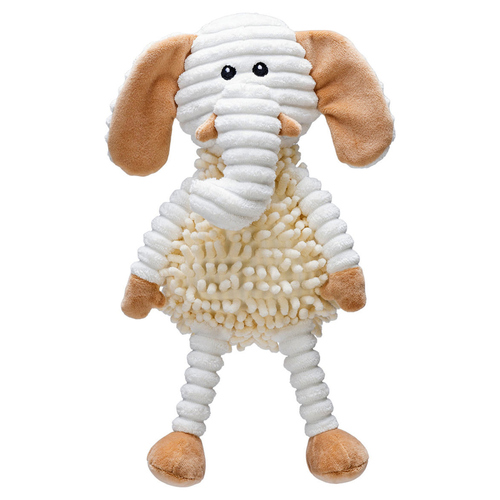 Beeztees Hundespielzeug Elefant Oda aus Fleece beige