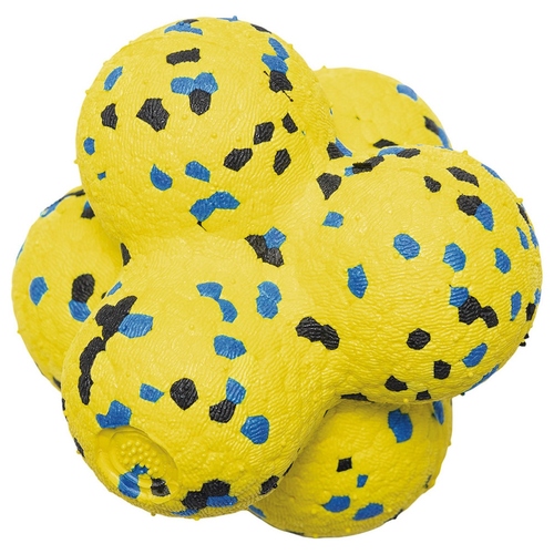 Beeztees Hundespielzeug Fetch Atom aus Schaumstoff gelb