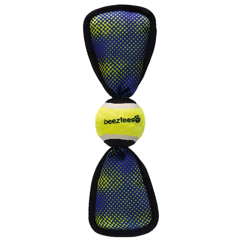 weitere Abbildung Beeztees Hundespielzeug Fetch Flgel Tennisball blau/gelb