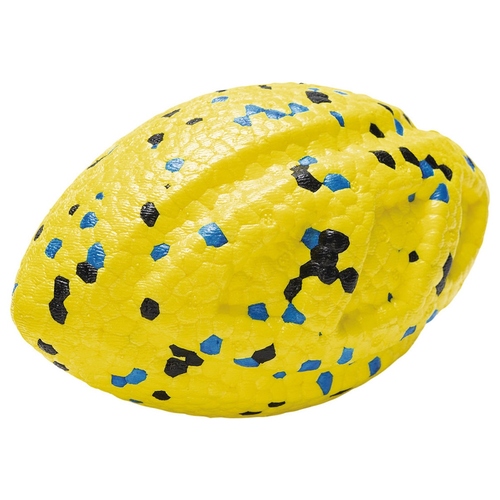 Beeztees Hundespielzeug Fetch Rugbyball Algo aus Schaumstoff gelb