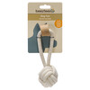 Beeztees Hundespielzeug Fliegender Ball aus Baumwolle beige Abbildung 2