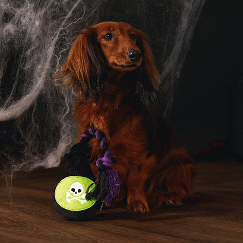 weitere Abbildung Beeztees Hundespielzeug Halloween Giftflasche