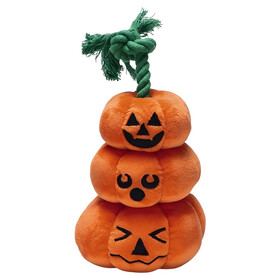 Abbildung Beeztees Hundespielzeug Halloween Krbis mit Seil orange