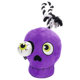 Abbildung Beeztees Hundespielzeug Halloween Totenkopf/Schdel Plsch lila