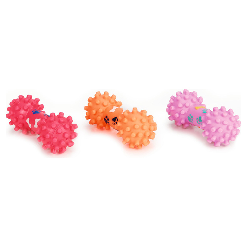 Beeztees Hundespielzeug Hantel + Igelball Vinyl