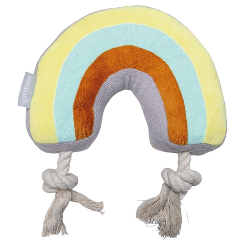 Beeztees Hundespielzeug Kuscheltier Regenbogen Joie aus Plüsch/Baumwolle