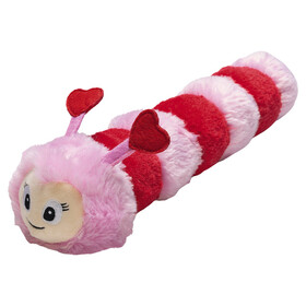 Beeztees Hundespielzeug Liebesraupe rosa aus Pl&uuml;sch