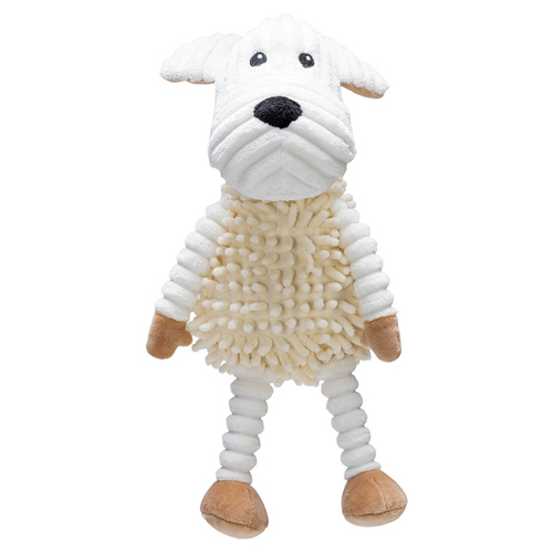 Beeztees Hundespielzeug Maus Onne aus Fleece beige