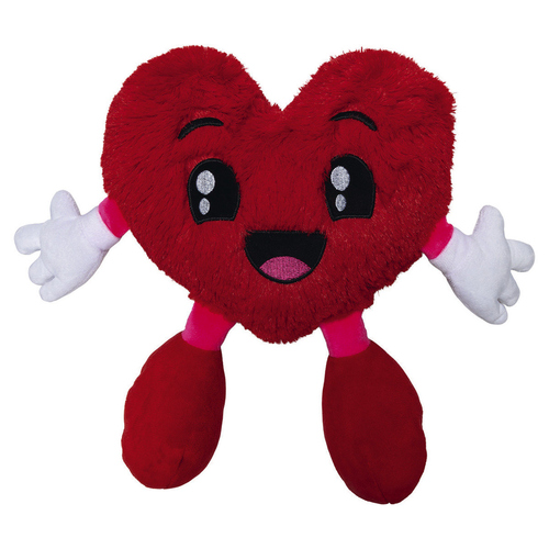 Beeztees Hundespielzeug Mr. Love aus Plüsch rot