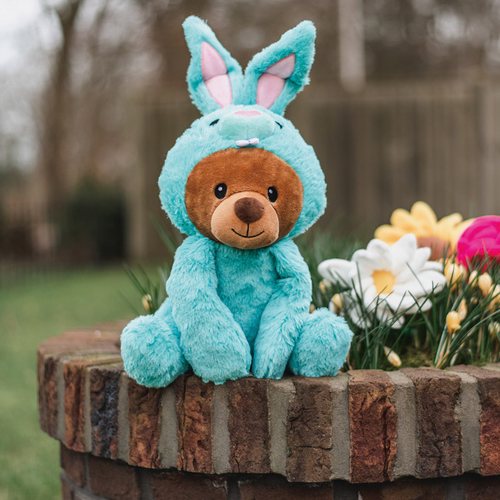 weitere Abbildung Beeztees Hundespielzeug Osterhase Barry Plsch trkis