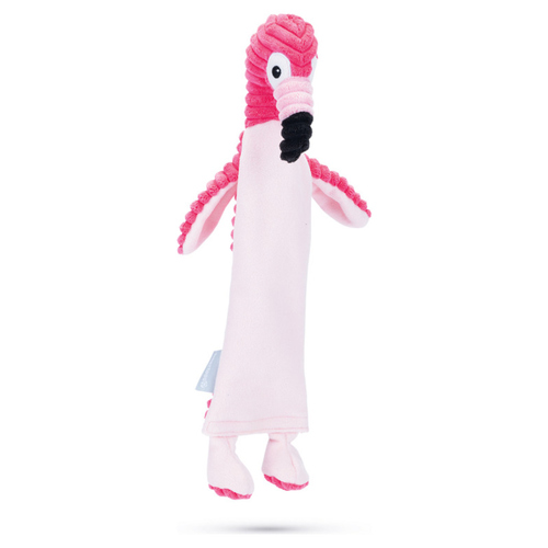 Beeztees Hundespielzeug Plüsch Flatino Flamingo Idro pink