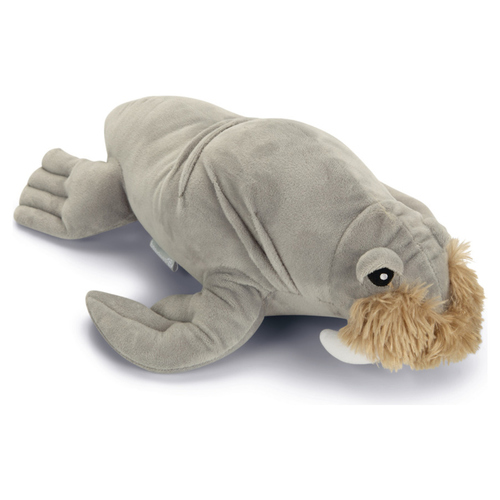 Beeztees Hundespielzeug Plüschwalross Aiden grau