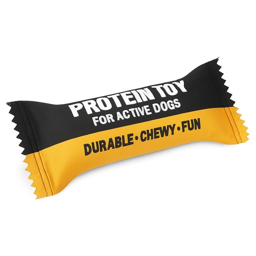 Beeztees Hundespielzeug Proteinriegel schwarz/orange