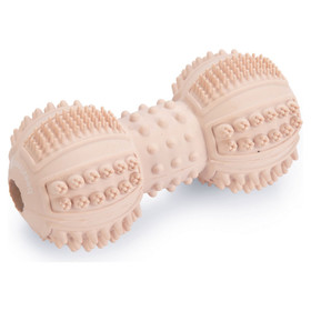 Abbildung Beeztees Hundespielzeug Puppy Dental Hantel rosa