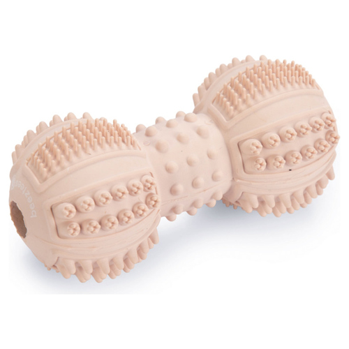 Beeztees Hundespielzeug Puppy Dental Hantel rosa