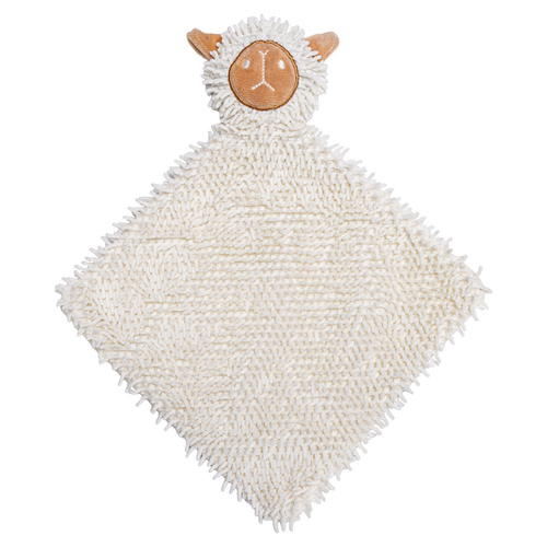 Beeztees Hundespielzeug Puppy Kuscheltuch Lu weiß