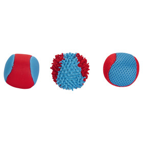 Abbildung Beeztees Hundespielzeug Splashball blau/rot